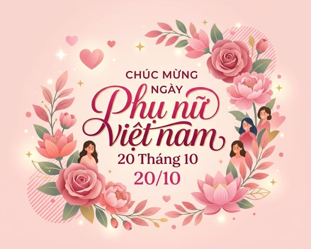 Ngày 20/10 là dịp đặc biệt để tôn vinh vẻ đẹp dịu dàng và những cống hiến thầm lặng của phụ nữ Việt Nam.