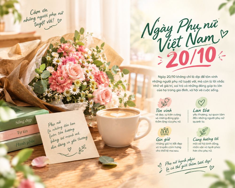 Ý nghĩa Ngày Phụ nữ Việt Nam 20/10