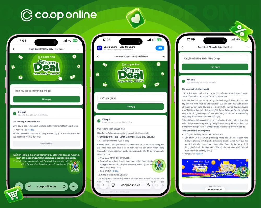 Săn deal hot, mua sắm hời cùng siêu trợ lý săn khuyến mãi trên Co.op Online