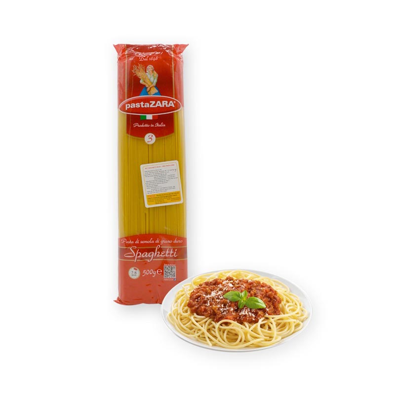 Mì Spaghetti Số 3 Pasta Zara Gói 500g - Đặt hàng Coop Online