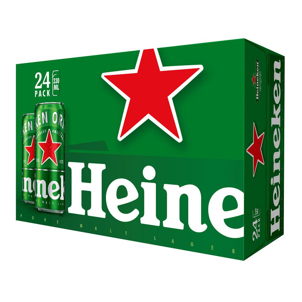 Bia Heineken lon cao thùng 24 x 330ml - Đặt hàng Coop Online