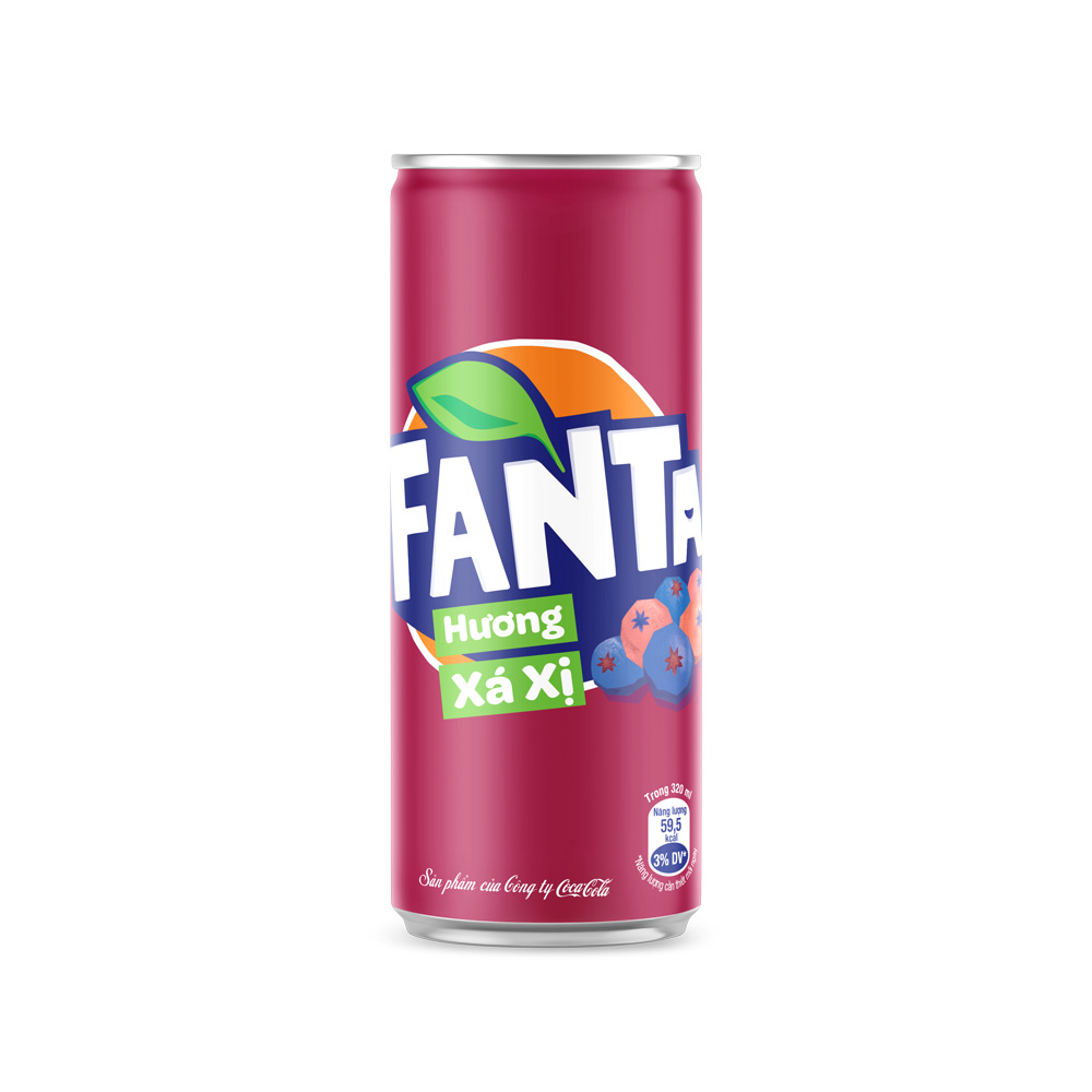 Nước ngọt Fanta hương xá xị lon 320ml - Đặt hàng Coop Online