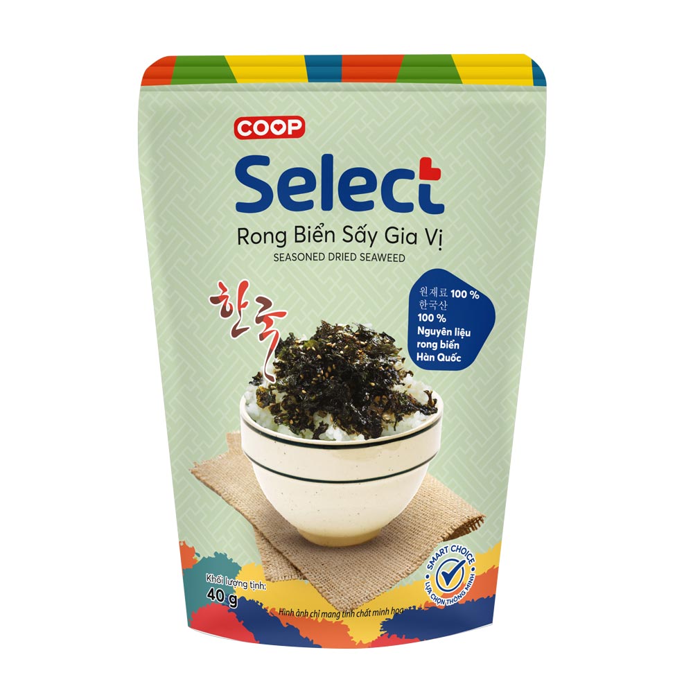 Rong Biển Gia Vị Coop Select 40G - Đặt Hàng Coop Online