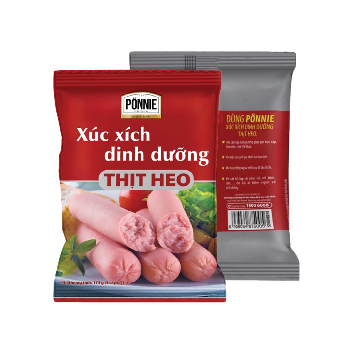 Xúc Xích Thịt Heo Ponnie Masan 5 Cây X 35g Đặt Hàng Coop Online 9326