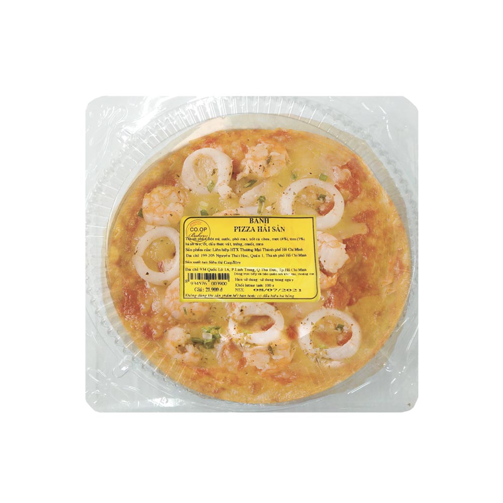 Bánh Pizza hải sản 100g - Đặt hàng Coop Online