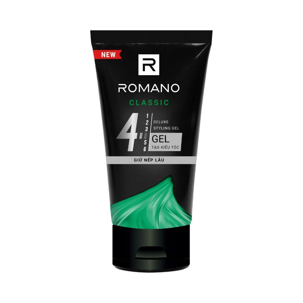 Keo vuốt tóc nam ROMANO Classic Deluxe Styling Glue gel 150g - Gel-Wax tạo  kiểu tóc | TheFaceHolic.com