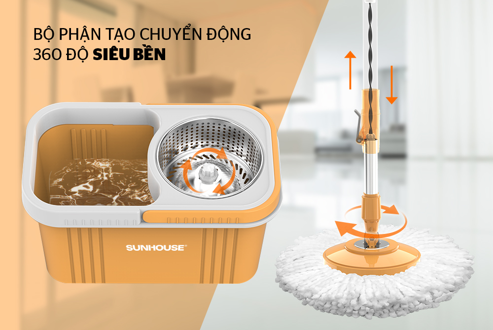 Bộ lau nhà Sunhouse KS-CL350PO