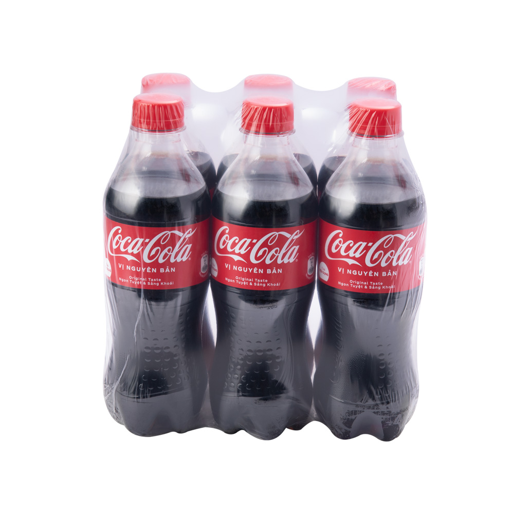 Nước giải khát Coca Cola vị nguyên bản chai 390ml - Lốc 6 chai ...