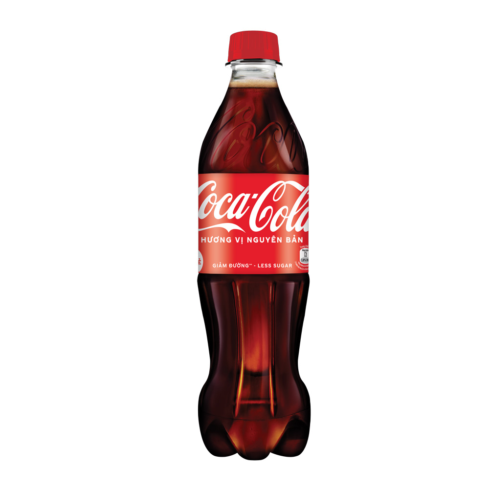 Nước giải khát Coca Cola vị nguyên bản giảm đường 600ml - Đặt hàng ...