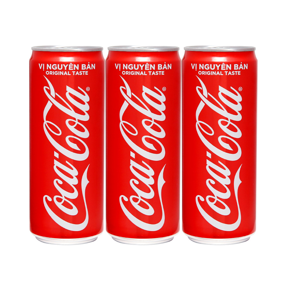 Nước giải khát Coca Cola lon 3 x 320ml - KM - Đặt hàng Coop Online
