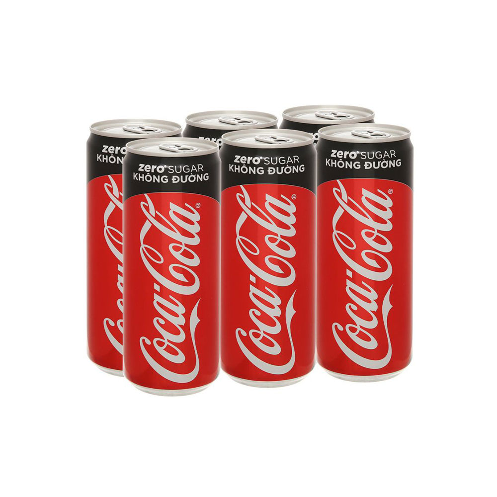 Nước giải khát Coca không đường 6x320ml - Đặt hàng Coop Online