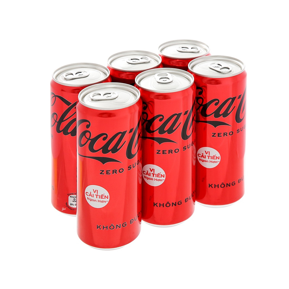 Nước giải khát Coca Cola không đường lốc 6x320ml - KM - Đặt hàng ...