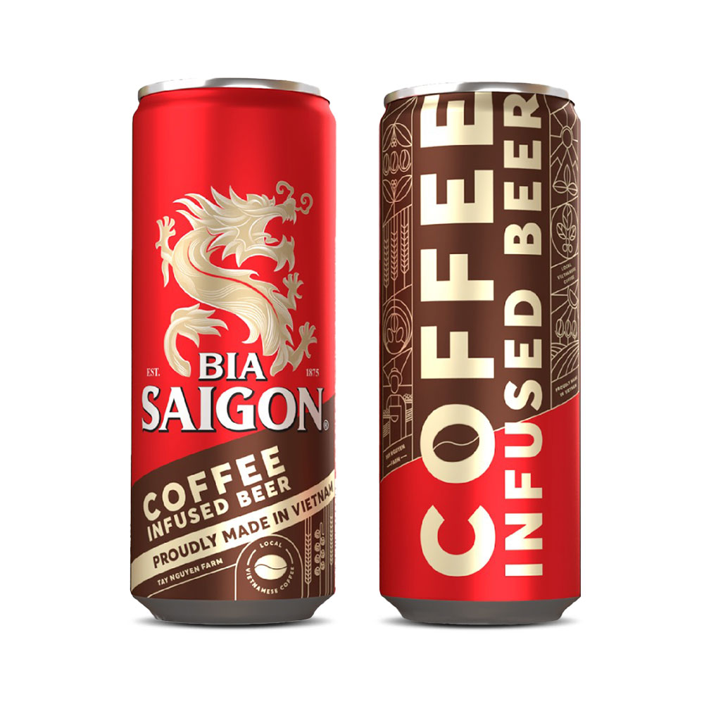 Bia Saigon coffee lon 330ml - Đặt hàng Coop Online