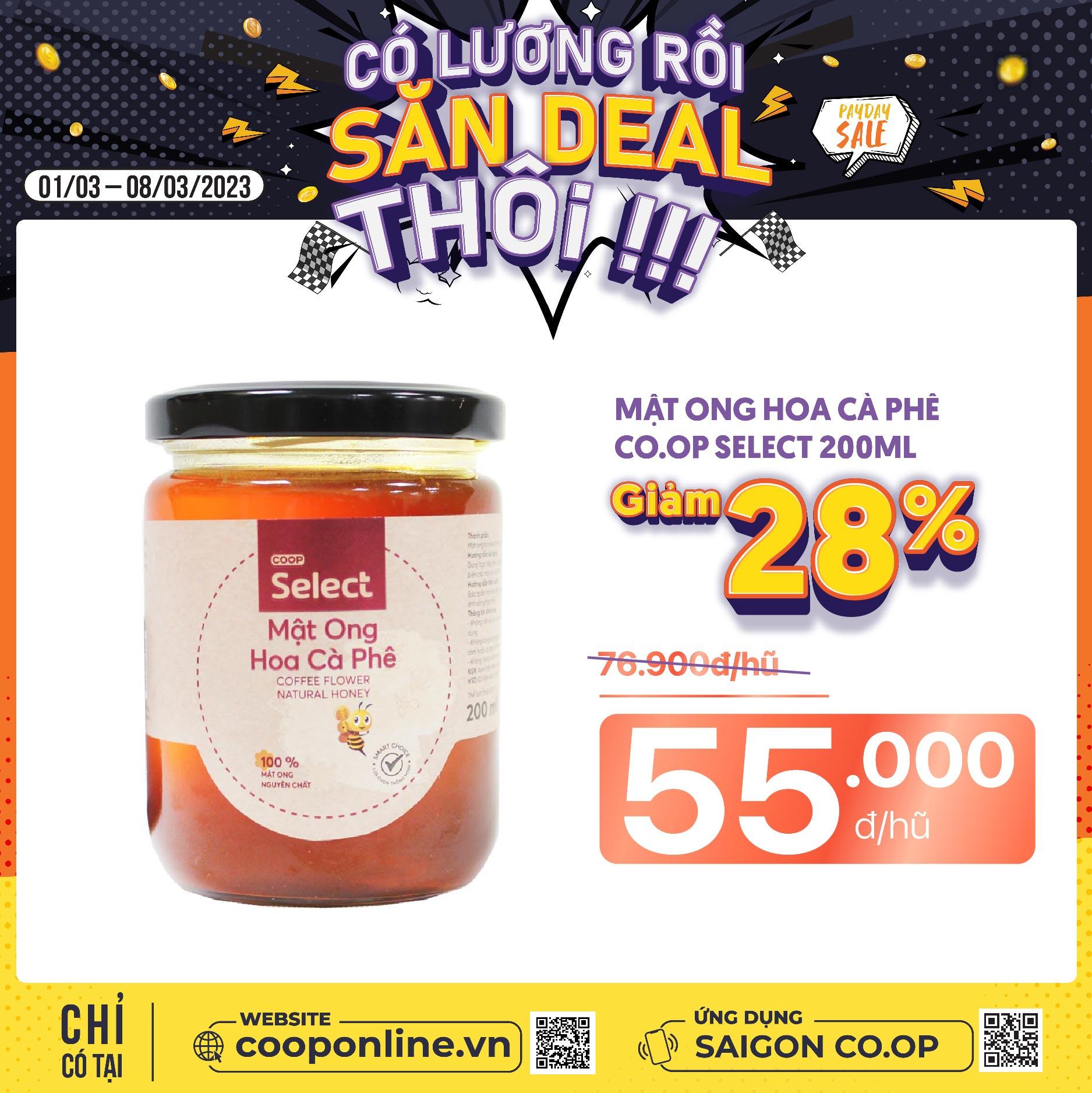 Mat Ong Hoa Ca Phe Coop Select