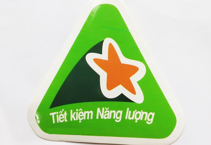 Nhãn năng lượng xác nhận được biểu thị bằng biểu tượng Tiết kiệm năng lượng