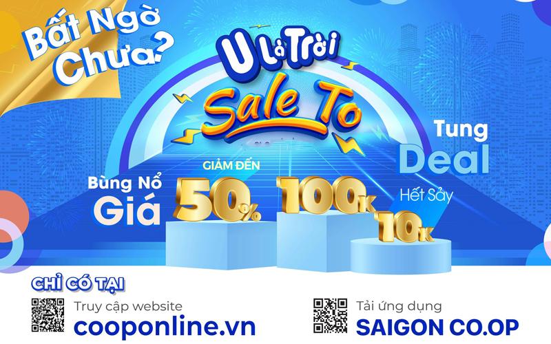 Co.op Online là dịch vụ mua sắm trực tuyến của Saigon Co.op