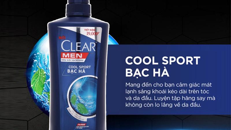 Clear men làm tăng hiệu quả tẩy gàu, lạch sạch chất bẩn và bã nhờn