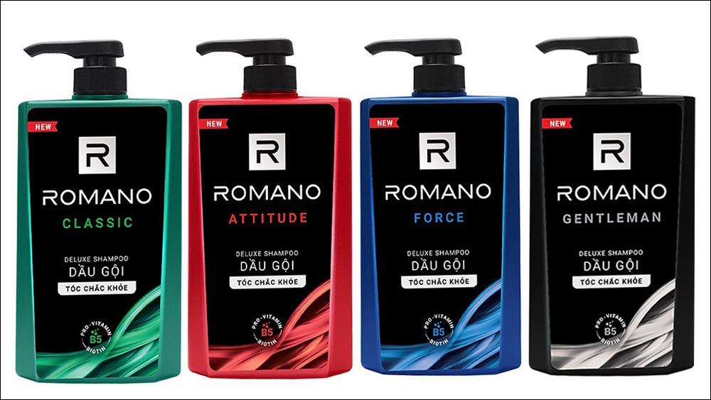 Dầu gội Roman giúp làm sạch gàu, dưỡng da đầu, dưỡng tóc không khô