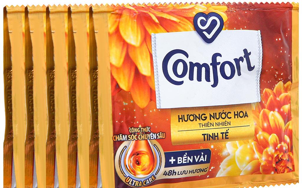 Comfort hương nước hoa thiên nhiên giúp giữ mùi hương lâu dài suốt cả ngày