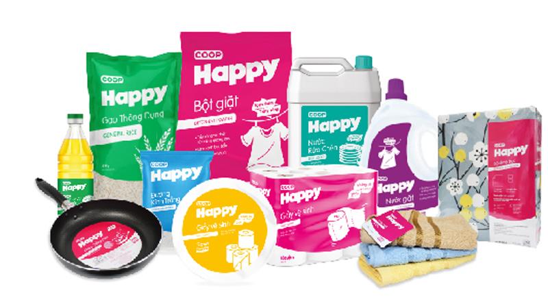 Co.op Happy là nhãn hàng riêng của Co.opmart