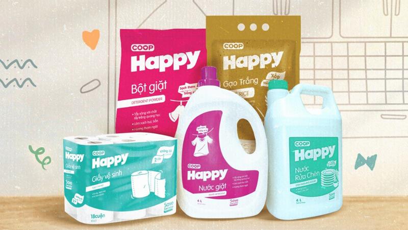Co.op Happy là dòng sản phẩm dành cho gia đình