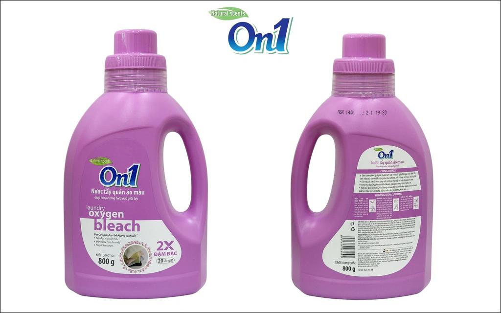On1 Purple Freshness tẩy sạch mọi vết bẩn trên quần áo màu