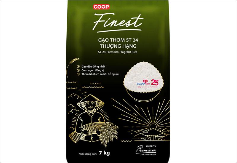 Gạo Co.op Finest ST24 là loại gạo được trồng từ giống lúa ST24