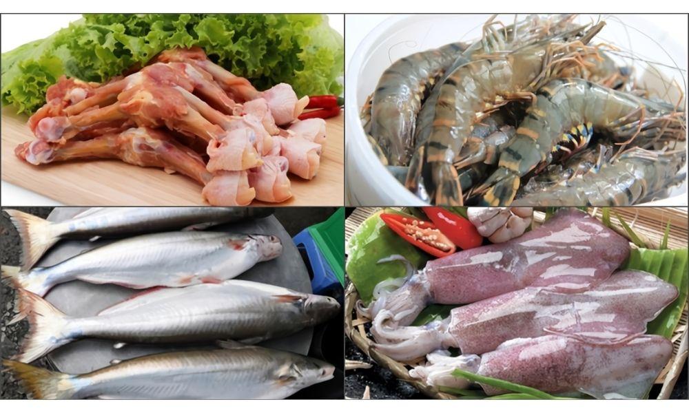 Sơ chế thịt và hải sản cho lẩu TomYum