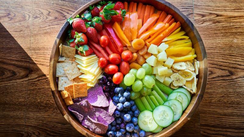 Chế độ ăn cầu vồng giúp bạn duy trì cân nặng hiệu quả