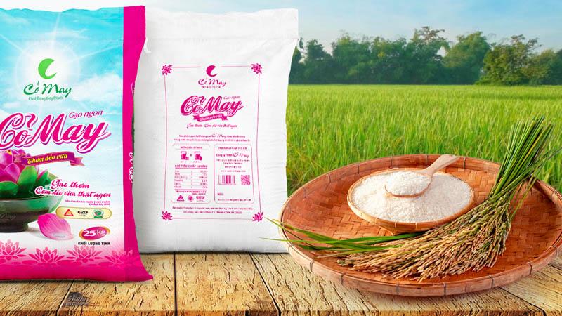 Gạo ngon Cỏ May là sản phẩm gạo sạch, an toàn, không chất bảo quản