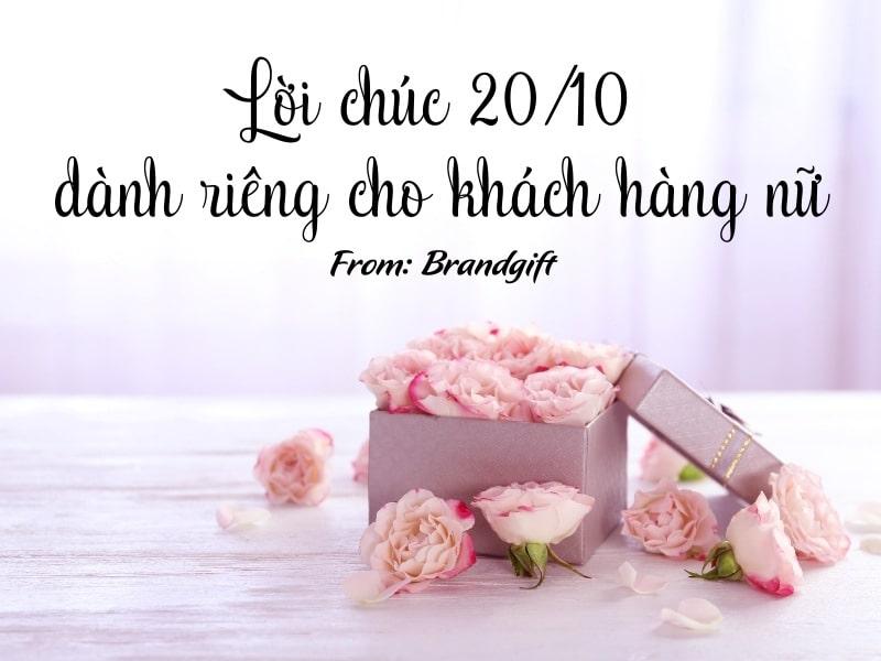 Lời chúc 20/10 hay dành cho khách hàng