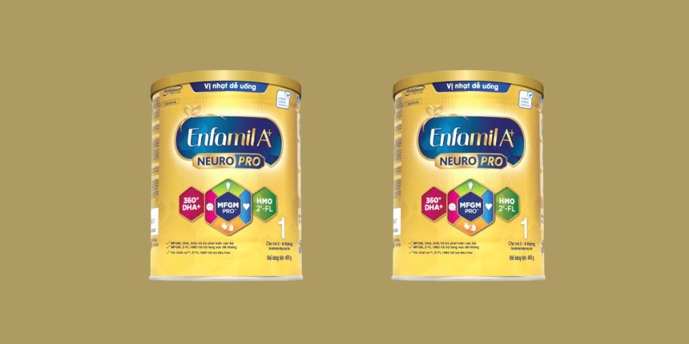Sữa bột Enfamil số 1 có giá 289,000đ/lon 400gr tại Co.op Online