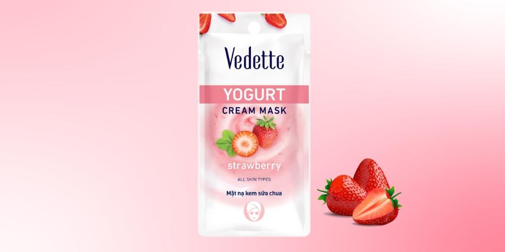 Mặt nạ sữa chua Vedette dâu tây