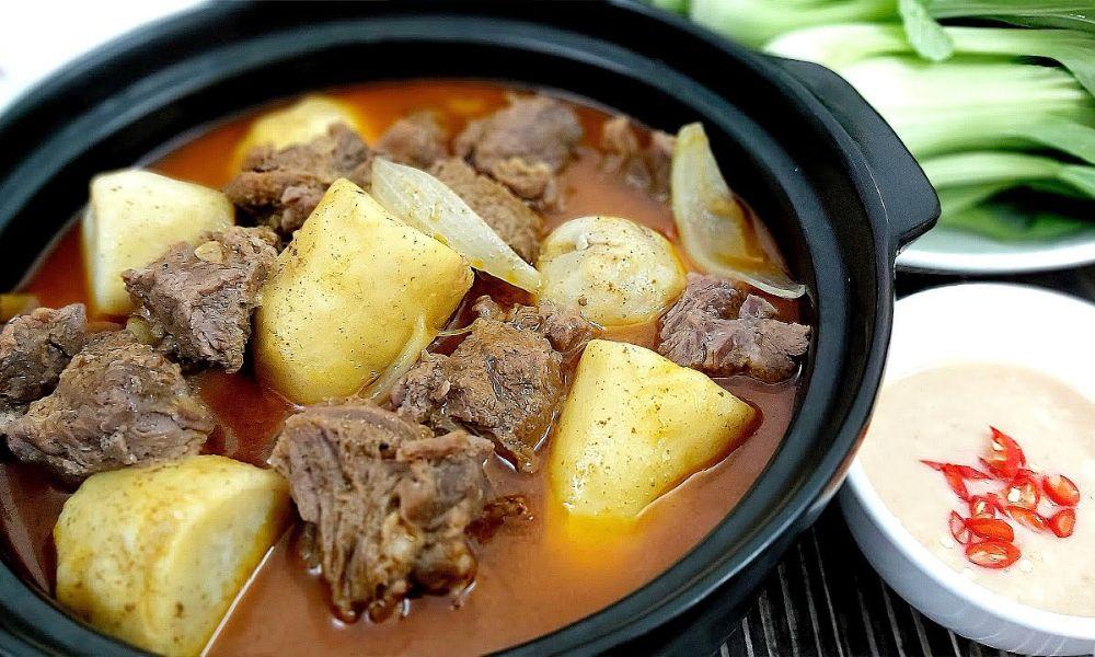 Cách làm lẩu bò nấu chao
