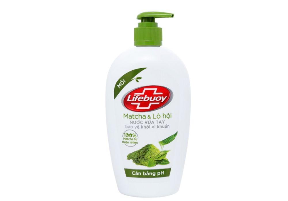 Nước rửa tay Lifebuoy Vitamin matcha & lô hội