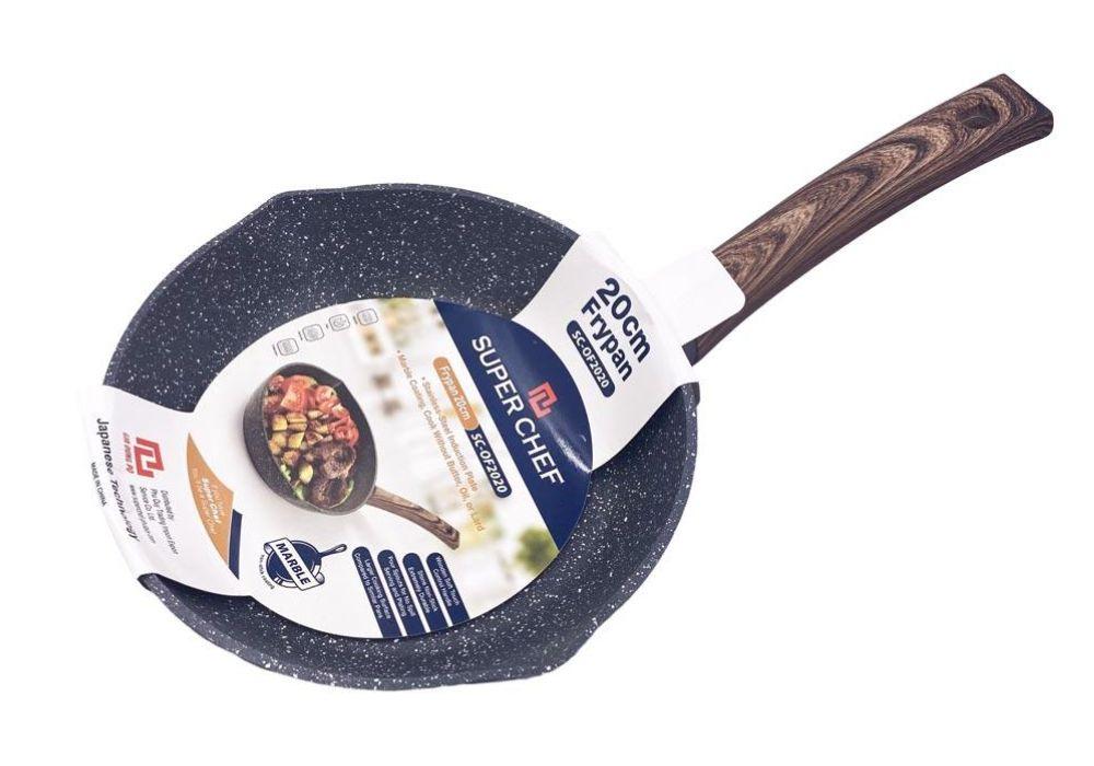 Chảo chống dính vân đá Marble Super Chef SCOF2020
