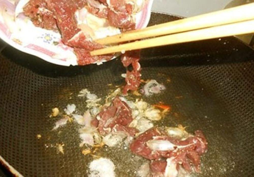 Bước 3: Quá trình chế biến