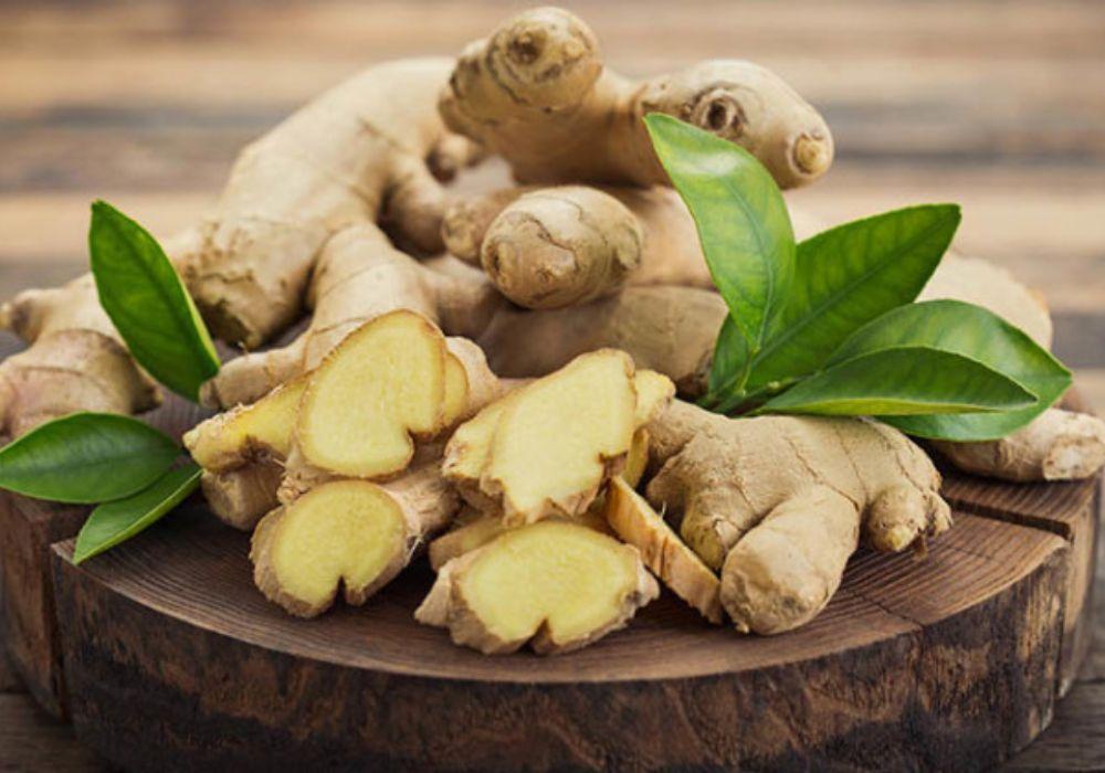 Cách khử mùi tủ lạnh bằng gừng tươi