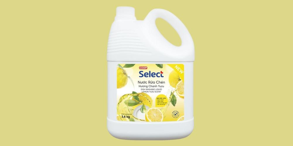 Nước rửa chén chanh yuzu Coop Select