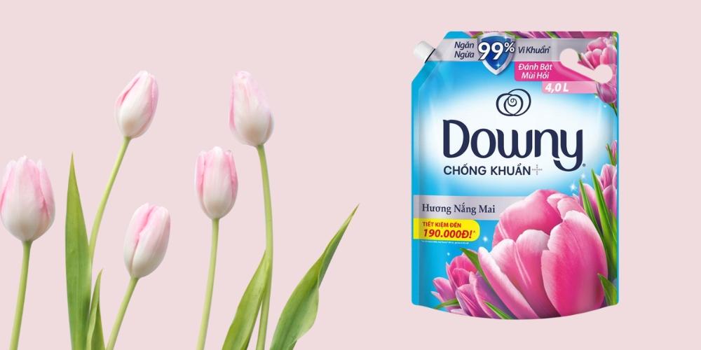 Nước xả vải Downy hương nắng mai