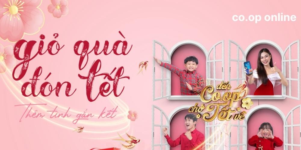 Giỏ quà Tết tại Co.op Online