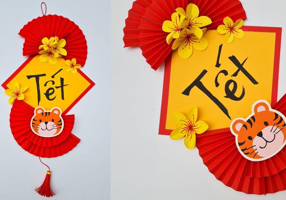 Trang trí Tết với đồ handmade