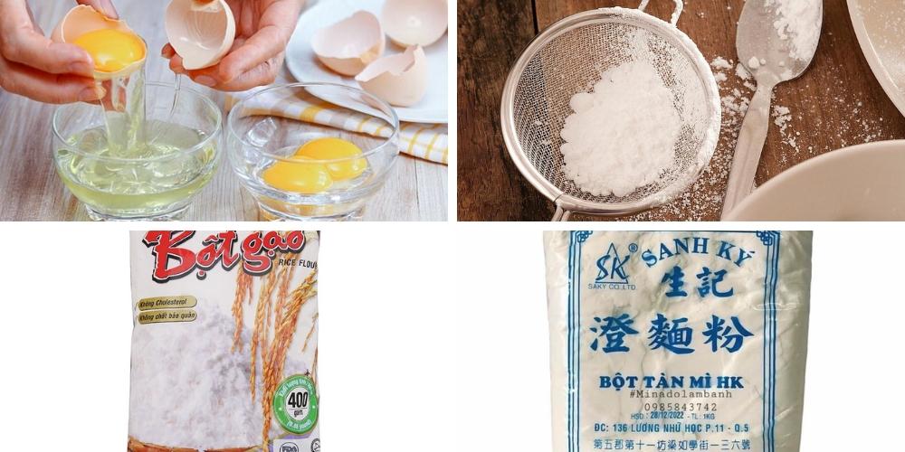 Nguyên liệu làm bánh thuẫn