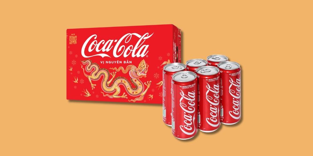 Nước giải khát Coca Cola lon 24 lon x 320ml

