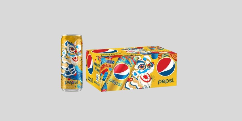 Nước giải khát Pepsi lon cao thùng 24 lon x 320ml