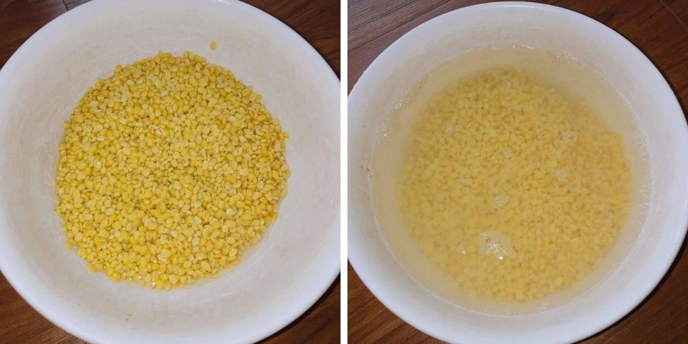 Cách nấu chè kho ngon - Sơ chế đậu xanh