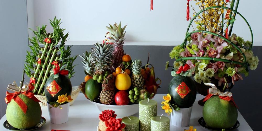 Mâm ngũ quả ngày Tết