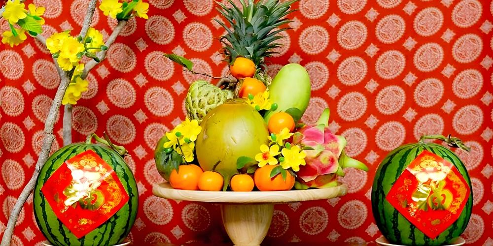 Mâm ngũ quả ngày Tết miền Nam