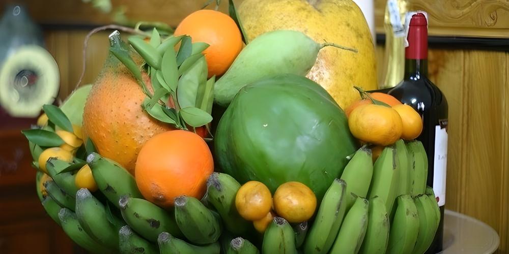 Mâm ngũ quả miền Trung ngày Tết