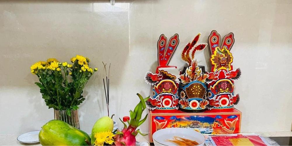 Mâm cúng ông Táo về trời